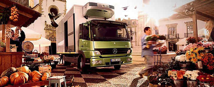 Лидер отечественного рынка соков, компания Сандора, закупила партию грузовых автомобилей Mercedes-Benz Atego.